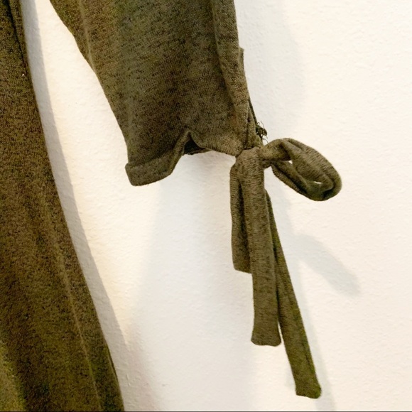 Lulu’s Tie a Little Love Olive Green Dress - Picture 3 of 7